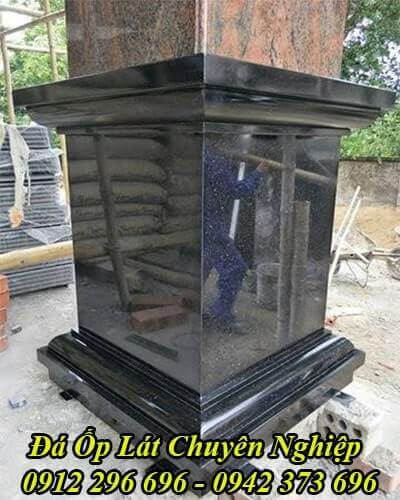 Cột vuông ốp đá đẹp