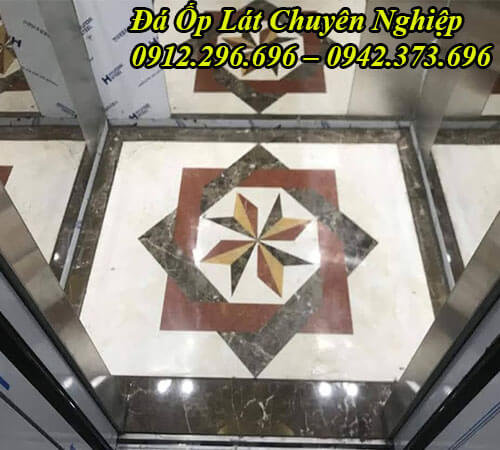 đá ghép sàn thang máy