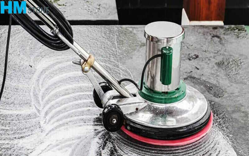 Cách đánh bóng đá hoa cương sạch và sáng bóng tự nhiên