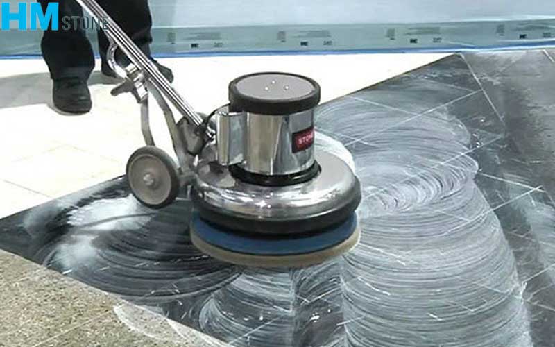 Cách đánh bóng đá hoa cương sạch và sáng bóng tự nhiên