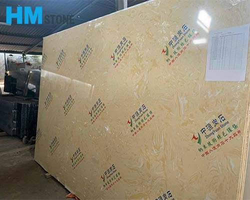 Đá nhân tạo Vàng Vân Mây