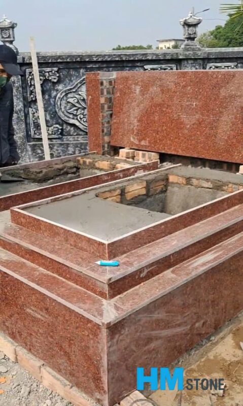 Mẫu mộ xây đẹp đơn giản