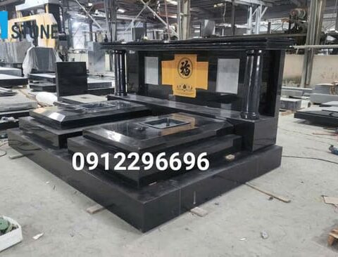 Sản xuất mộ đá granite nguyên khối