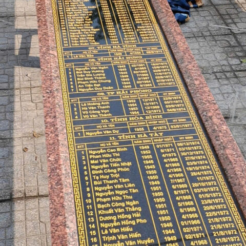 Xưởng khắc bia liệt sĩ