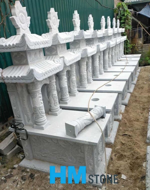 Mộ đá trắng đẹp