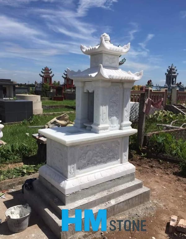 Mộ đá trắng đẹp