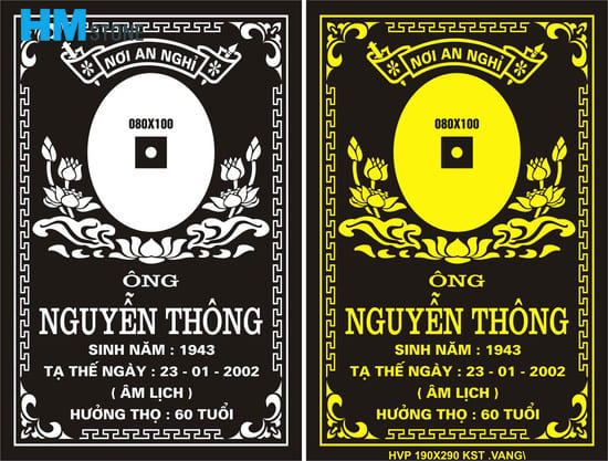 Cách ghi bia mộ chuẩn