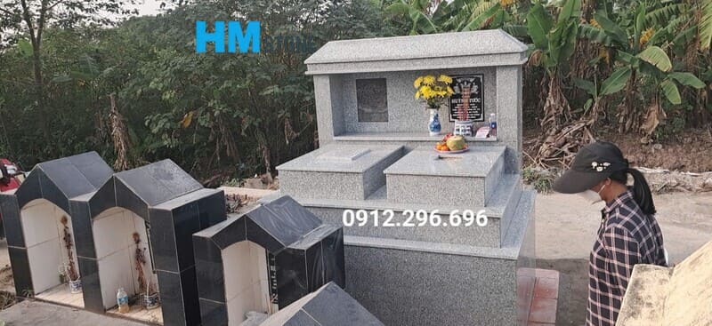 Mộ ốp đá đẹp