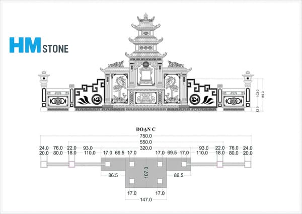 Thiết kế lăng mộ đá