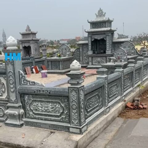 hang rao da xanh thanh hoa Lan can lăng mộ