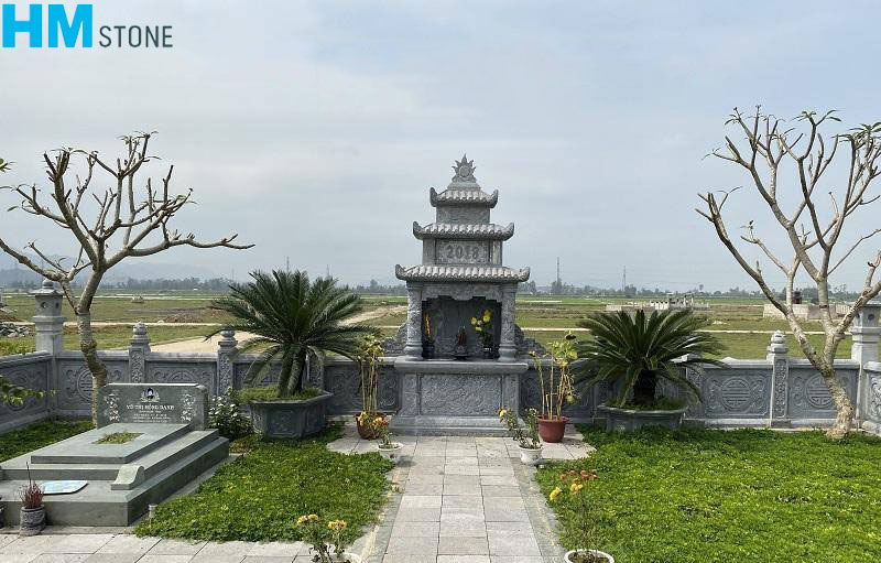 Những mẫu khuôn viên lăng mộ đẹp cho gia đình và dòng họ