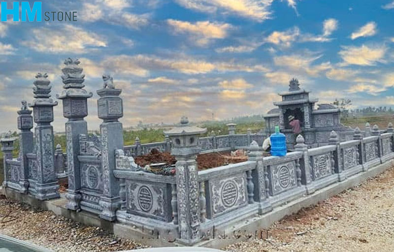 Những mẫu khuôn viên lăng mộ đẹp cho gia đình và dòng họ