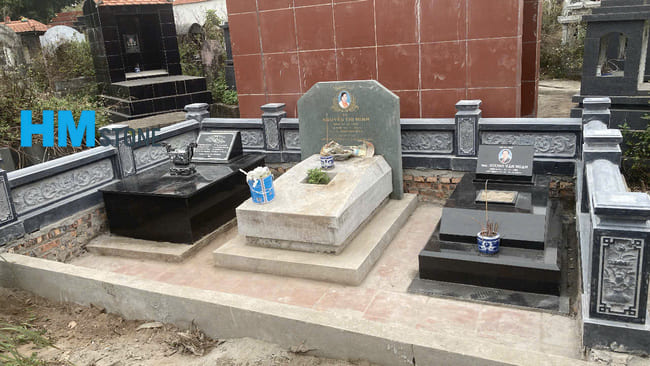 lan can da mo Lan can mộ đá