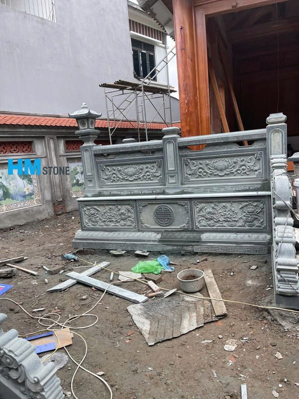 lan can da thanh hoa 13 Hàng rào đá khối đẹp