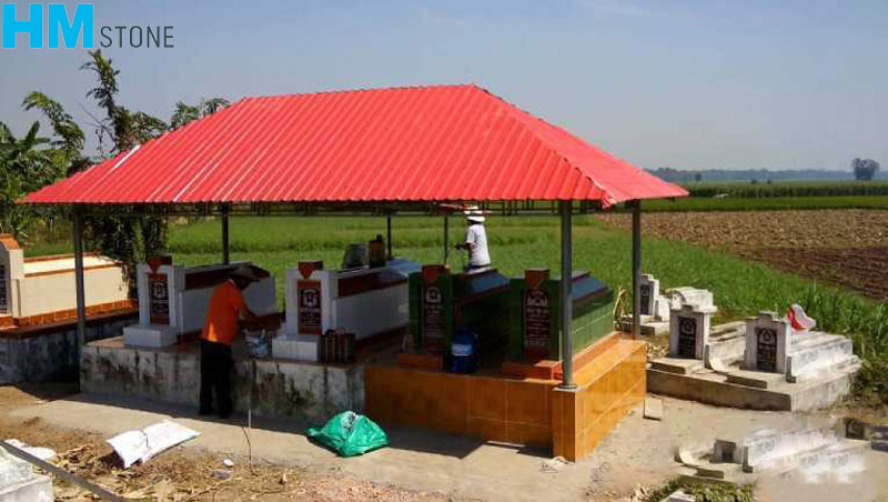 Những mẫu mái che mộ bằng tôn đẹp, bền và tiết kiệm chi phí