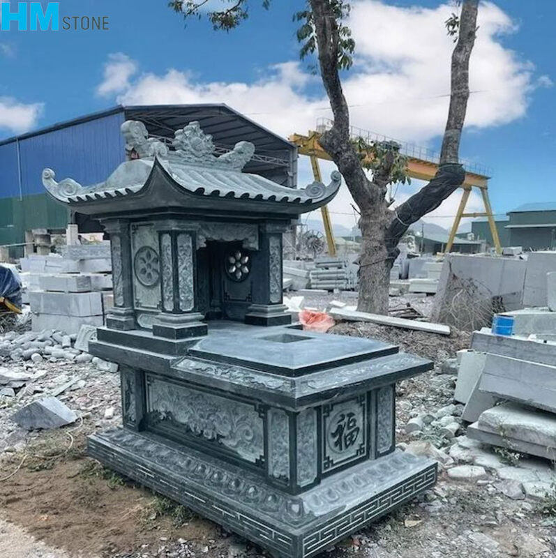 6 mẫu mộ có mái che đẹp, phù hợp phong thuỷ và khuôn viên