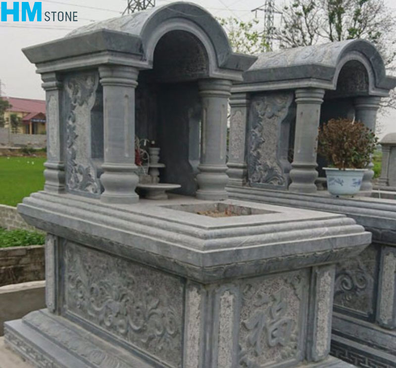 6 mẫu mộ có mái che đẹp, phù hợp phong thuỷ và khuôn viên