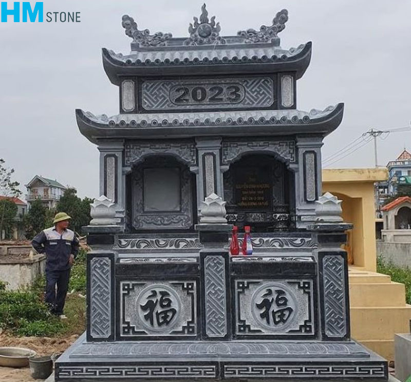 6 mẫu mộ có mái che đẹp, phù hợp phong thuỷ và khuôn viên