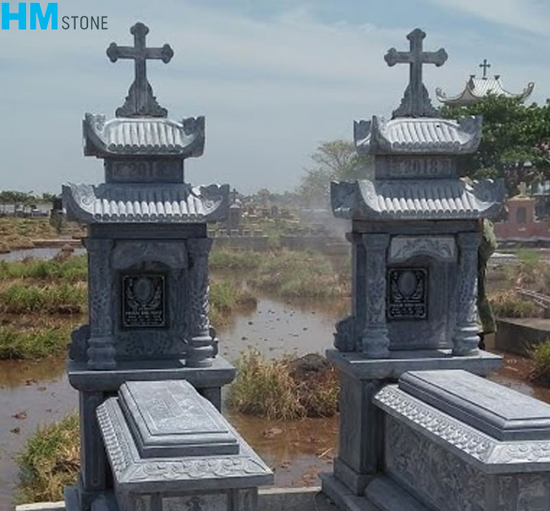 6 mẫu mộ có mái che đẹp, phù hợp phong thuỷ và khuôn viên