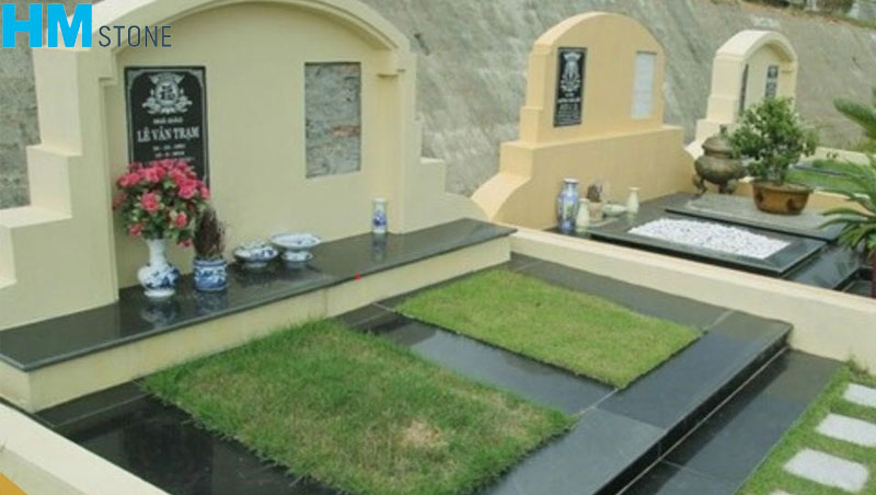 15 mẫu mộ đôi xây gạch đẹp và đơn giản