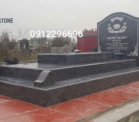 Mộ đá khối bền đẹp
