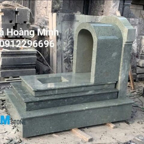 Mộ đá khối Xanh Rêu Thanh Hoá