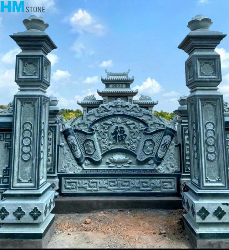 16+ mẫu cổng lăng mộ đẹp, tinh xảo và phong thuỷ nhất