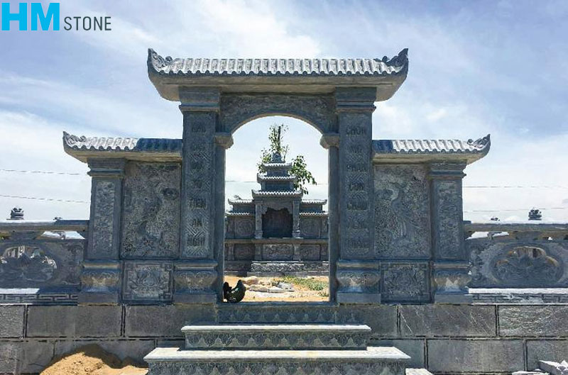 16+ mẫu cổng lăng mộ đẹp, tinh xảo và phong thuỷ nhất