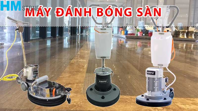 Các loại hoá chất, dụng cụ và quy trình đánh bóng sàn đá