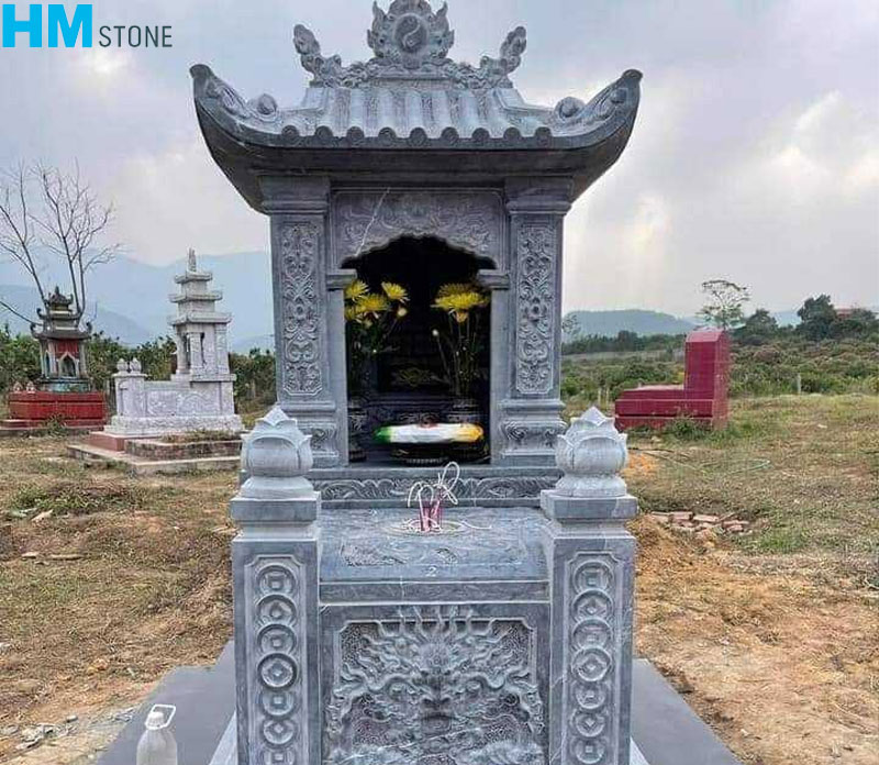 TOP 15 mẫu mộ đá nguyên khối đẹp nhất 2026