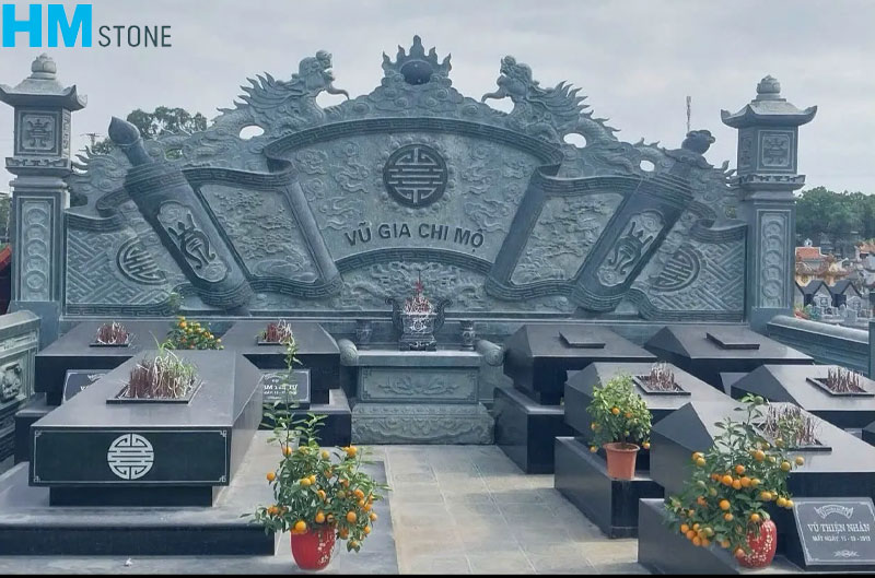 TOP 15 mẫu mộ đá nguyên khối đẹp nhất 2026