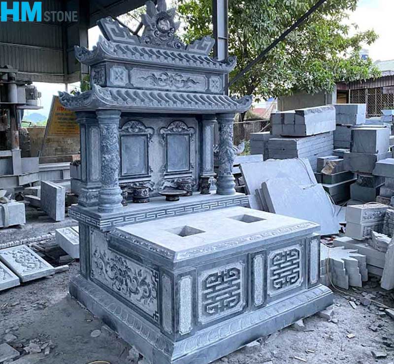 TOP 15 mẫu mộ đá xanh Thanh Hoá đẹp kèm báo giá tham khảo