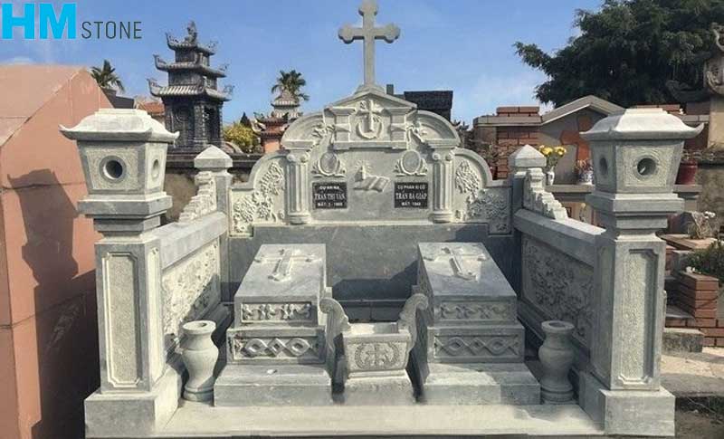 TOP 15 mẫu mộ đá xanh Thanh Hoá đẹp kèm báo giá tham khảo