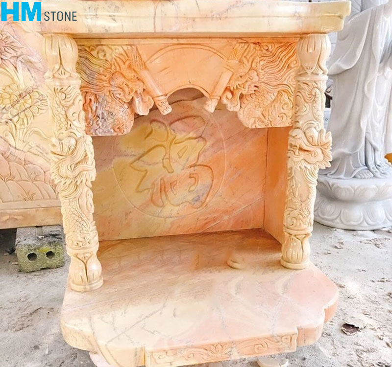 12 mẫu bàn thờ ông địa - thần tài bằng đá hoa cương đẹp, đẳng cấp