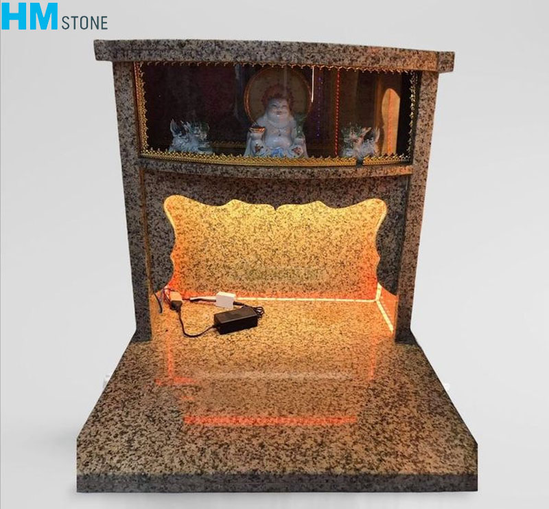 12 mẫu bàn thờ ông địa - thần tài bằng đá hoa cương đẹp, đẳng cấp