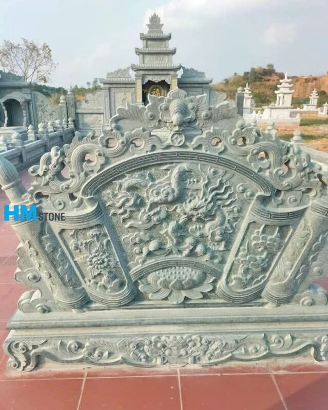 cuon thu da 21 Mẫu bình phong lăng mộ