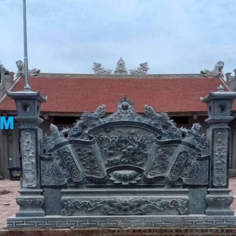 cuon thu da lang mo 3 Mẫu cuốn thư đá nhà thờ họ
