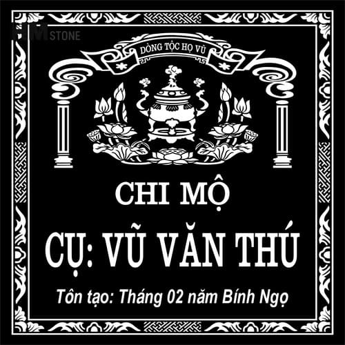 Kích thước bia mộ