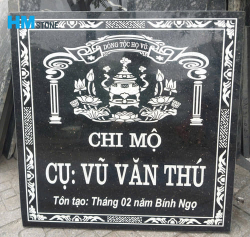 Khắc bia đá chuẩn, sắc nét