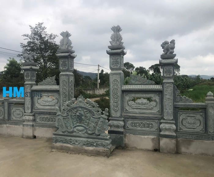 mau cuon thu da dep 2 Mẫu cuốn thư đá lăng mộ đẹp