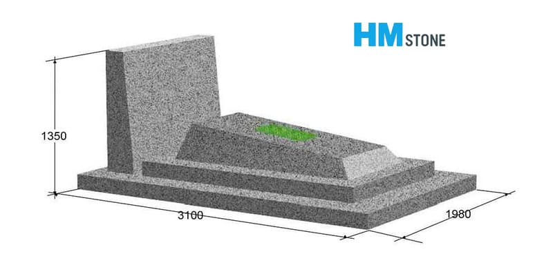 Bản vẽ mộ đá