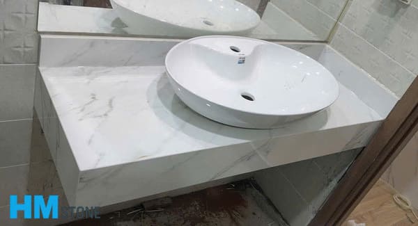 Bàn đá lavabo 1 tầng