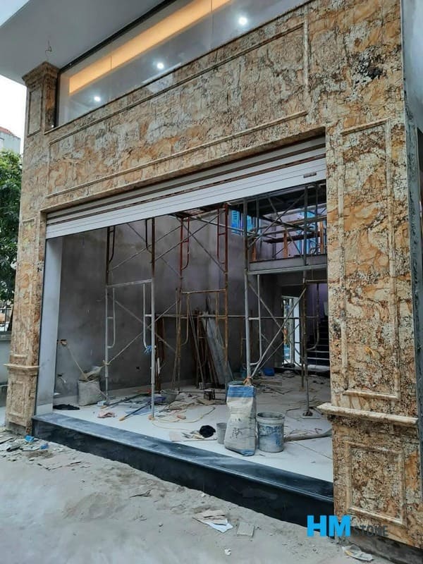 mau da mat tien 1 Đá mặt tiền đẹp