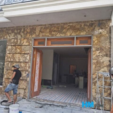 Đá ốp mặt tiền nhà