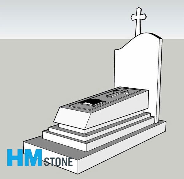 mo da granite nguyen khoi 28 Thiết kế bản vẽ mộ đá nguyên khối