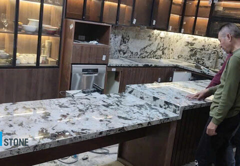 da nung ket ban bep 5 Đá ốp bếp đẹp