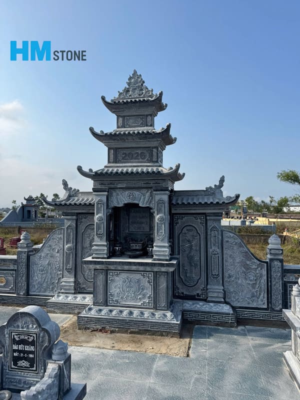 lang mo da 2 Mẫu Lăng mộ đá