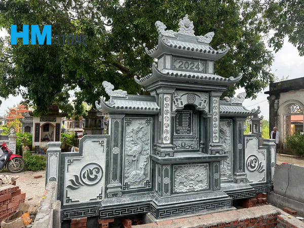 lang tho da 2 Mẫu Lăng thờ đá