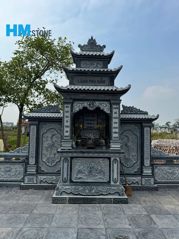 lang tho da 9 Mẫu Lăng thờ đá