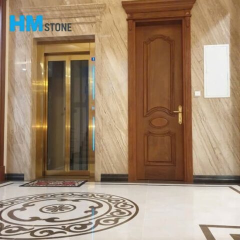 Đá ốp thang máy marble